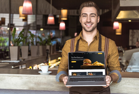 Restaurant Website with Foodiv Website Builder