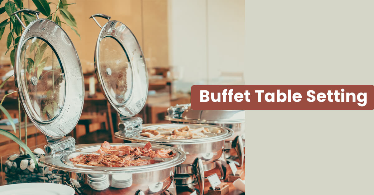 Buffet Table Setting